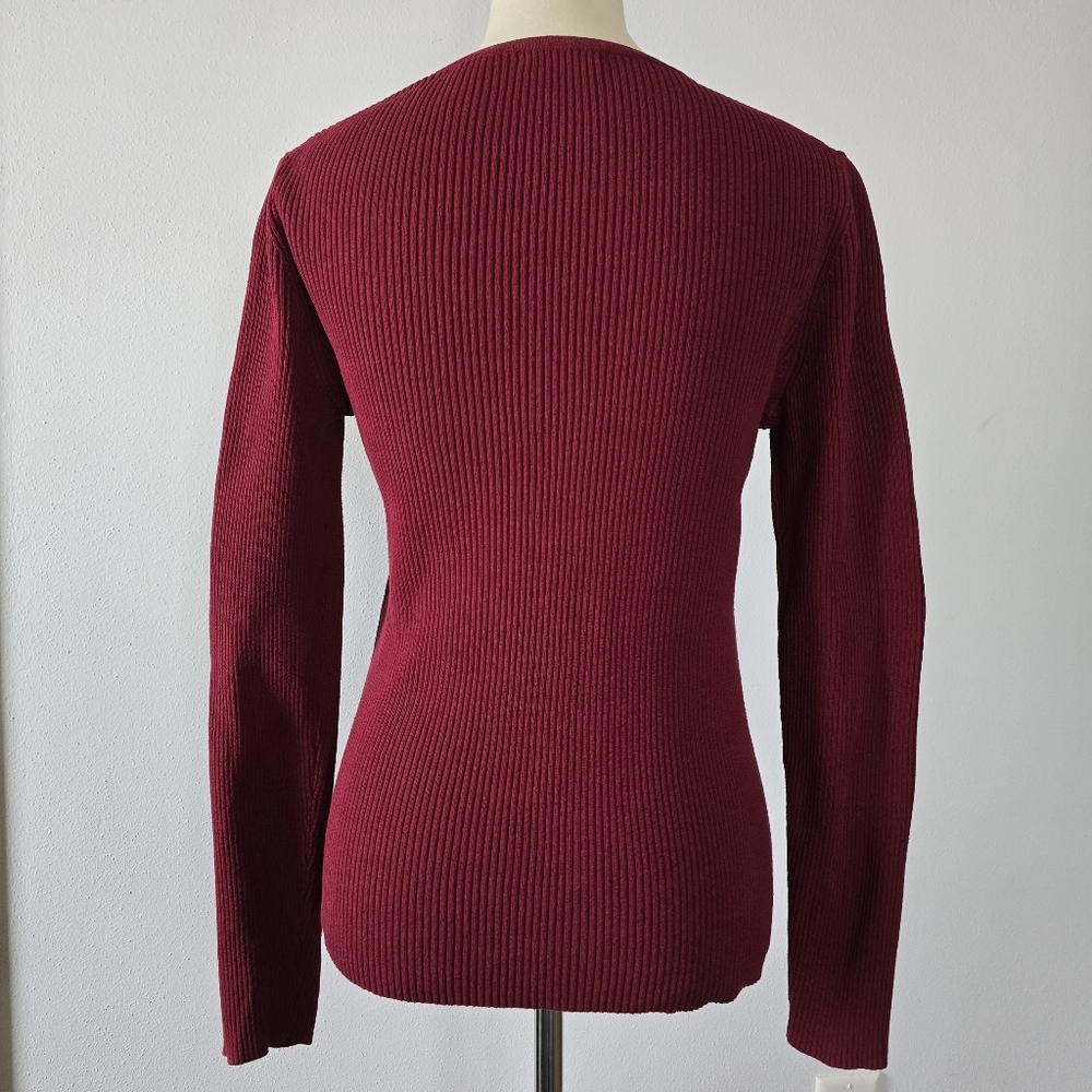 Moda International Ribbed Henley - Picture 3 of 5